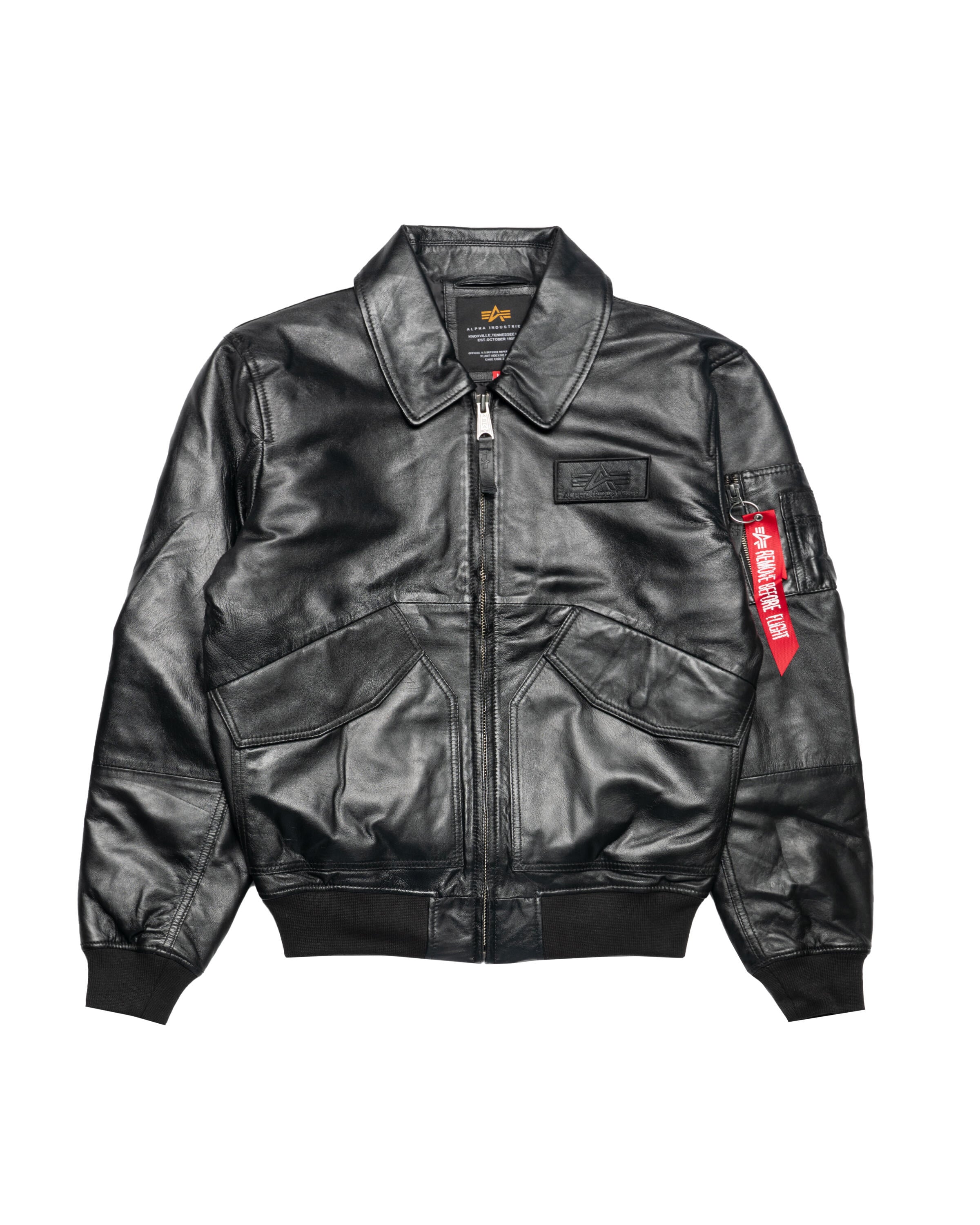 Alpha Industries CWU-45/P Leather Bomber | 266106-03 | AFEW STORE